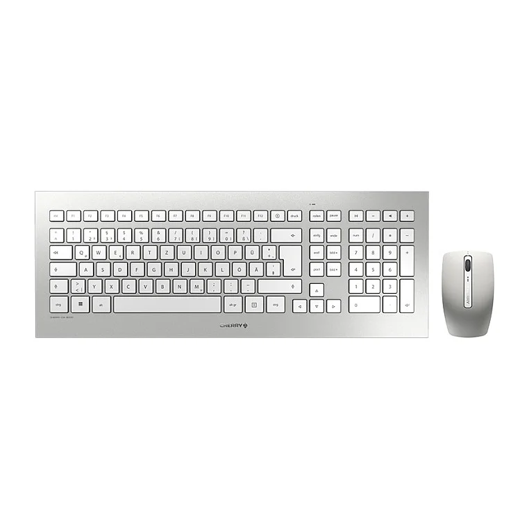 Cherry DW 8000 RF Wireless Silber Tastatur white QWERTZ DE