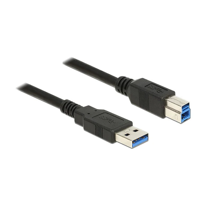 USB 5 Gbps Kabel Typ-A Stecker zu Typ-B Stecker 3 m schwarz