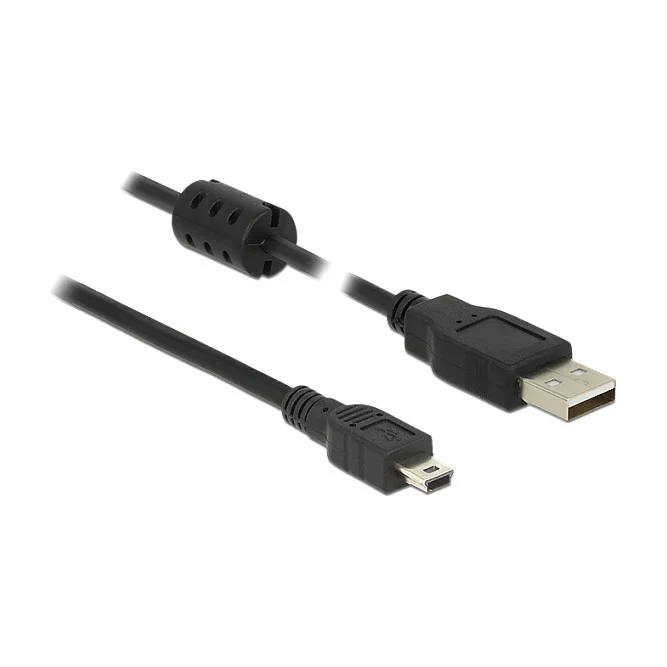 Kabel USB 2.0 Typ-A Stecker > USB 2.0 Mini-B Stecker 3,0 m schwarz