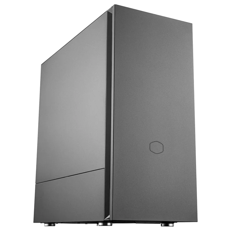 CoolerMaster Midi Silencio S600 (B) USB 3.2/Steel side