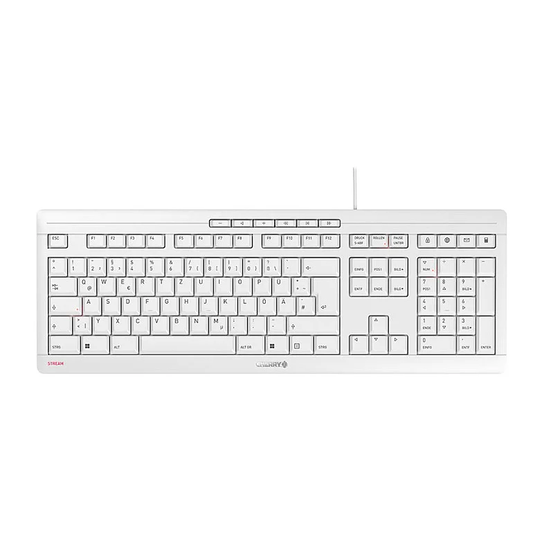 Cherry Stream JK-8500 USB white QWERTZ DE