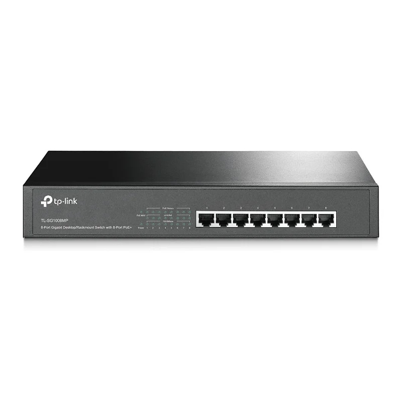 TP-Link SG1008MP - 8-Port Gigabit Switch with 8-Port PoE+