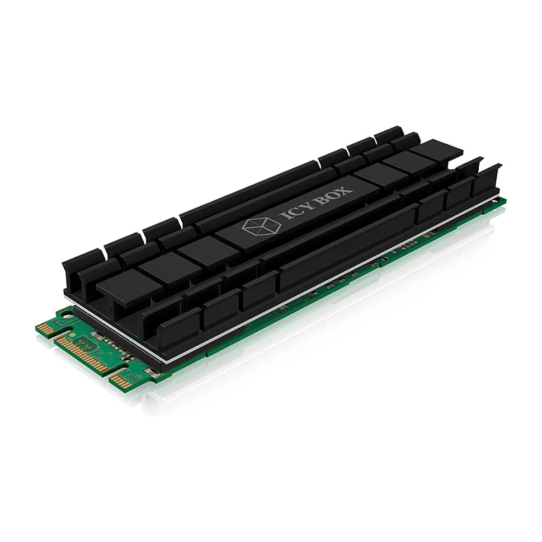 ICY BOX kühlkörper SSD m.2 2280 IB-M2HS-701 black PS5 compatible