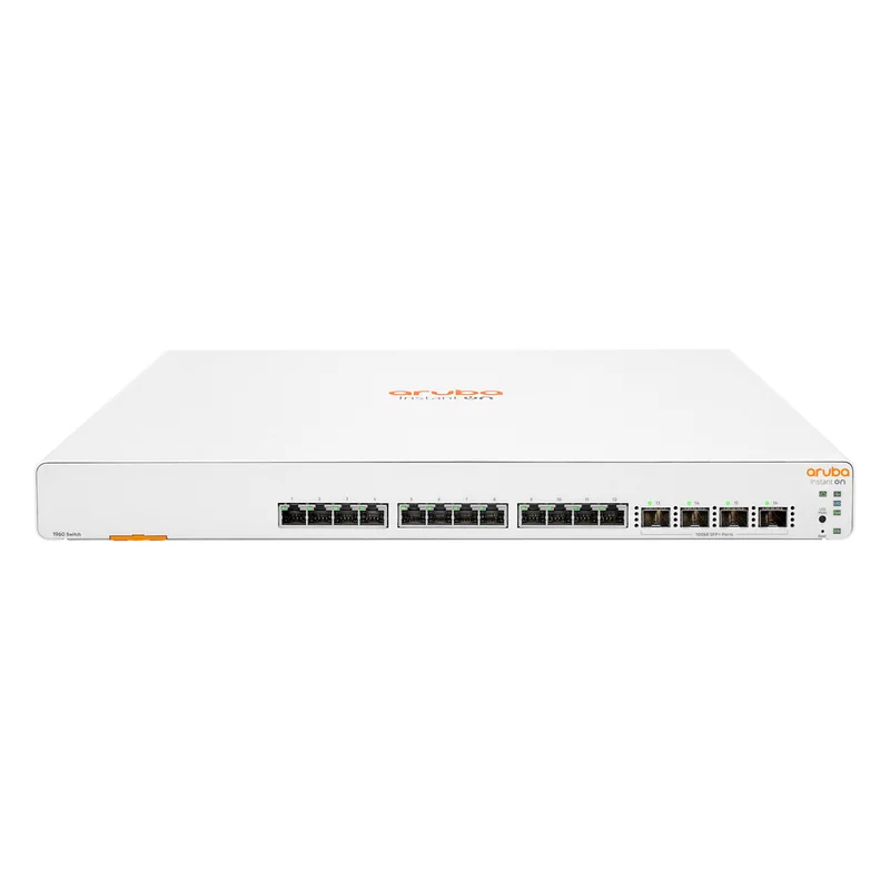 12+2P HP Enterprise Aruba Instant On 1960 RM 12XGT 4SFP+ Switch