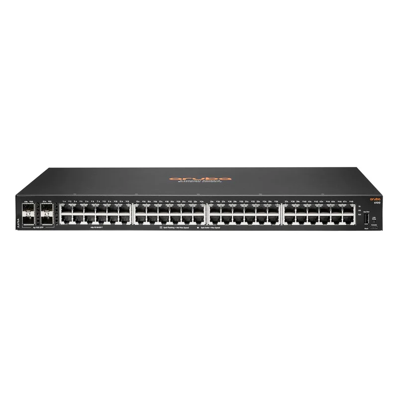 48+4P HP Enterprise Aruba 6100 48G 4SFP+ Switch M RM