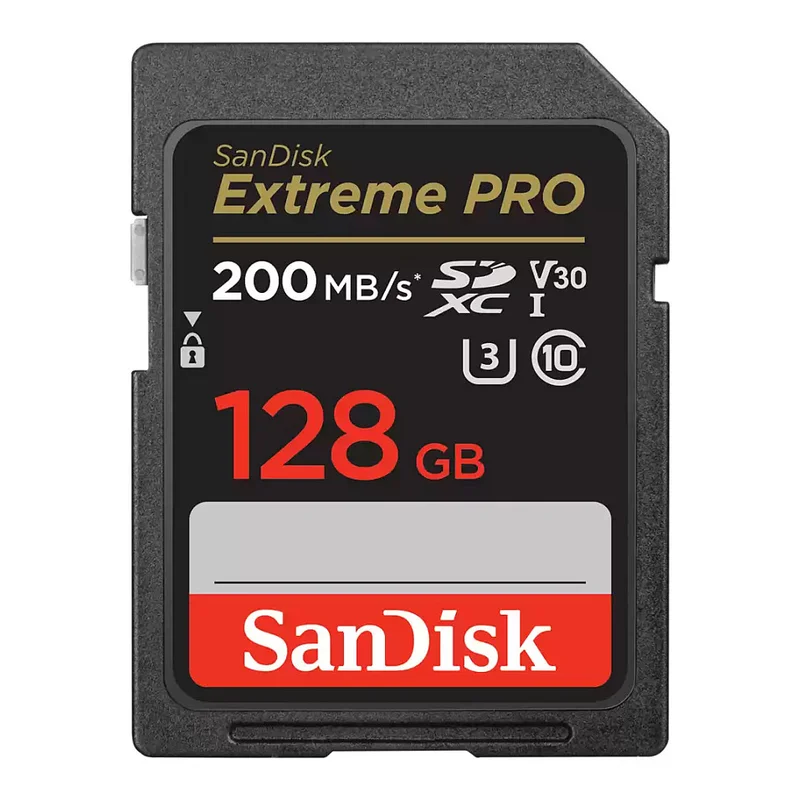 CARD 128GB Sandisk Extreme Pro sdxc 200MB/s