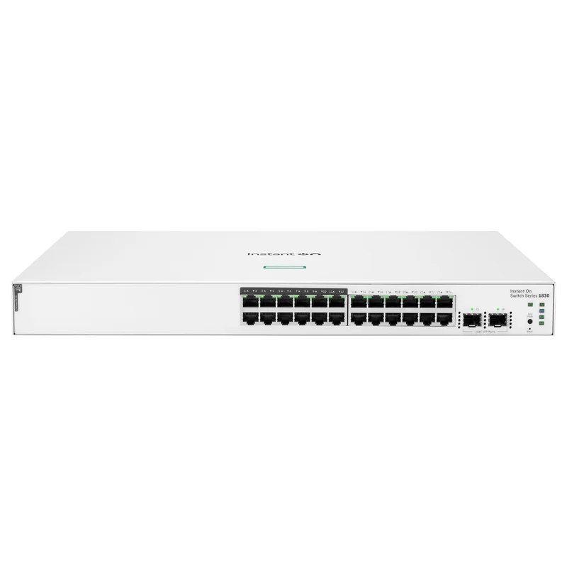 24+2P HP Enterprise Aruba Instant On 1830 24G Switch M RM PoE+