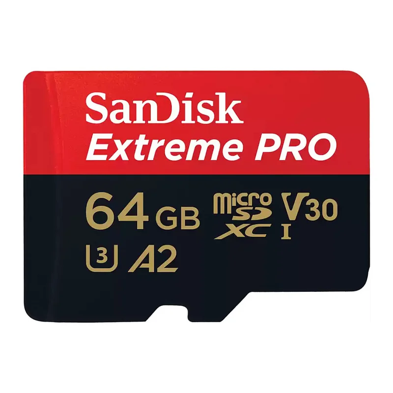 CARD 64GB Sandisk Extreme Pro Microsdxc 200MB/s +Adapter