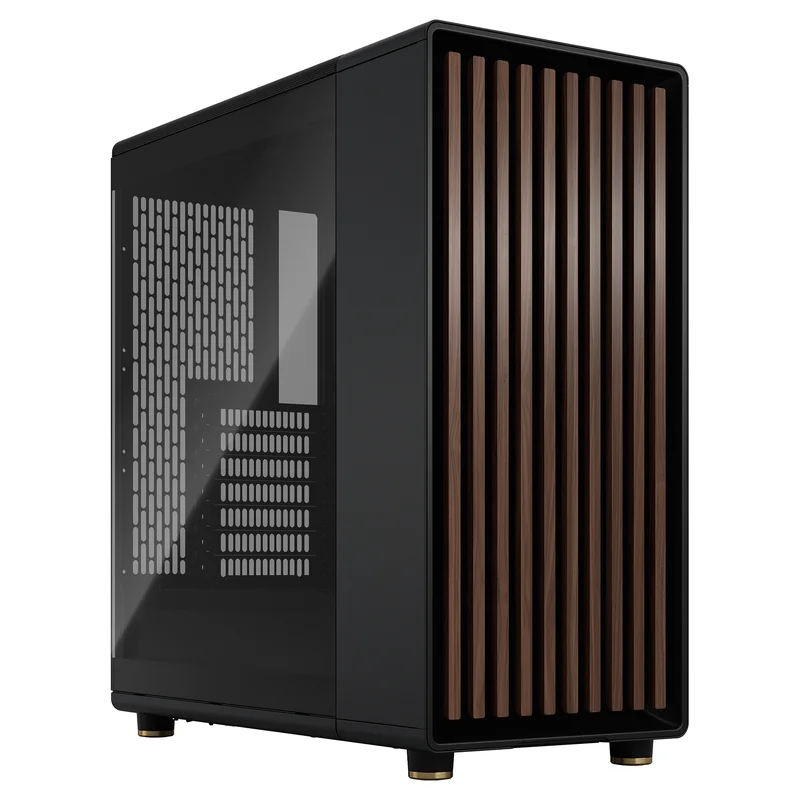 Midi Fractal Design North Charcoal Black Window Clear