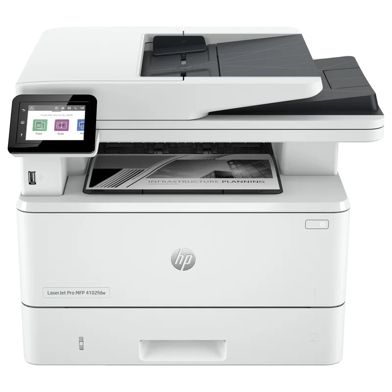 HP LaserJet Pro MFP 4102FDW S/W-Laserdrucker 4in1 40S./Min. A4 LAN WLAN ADF Duplex