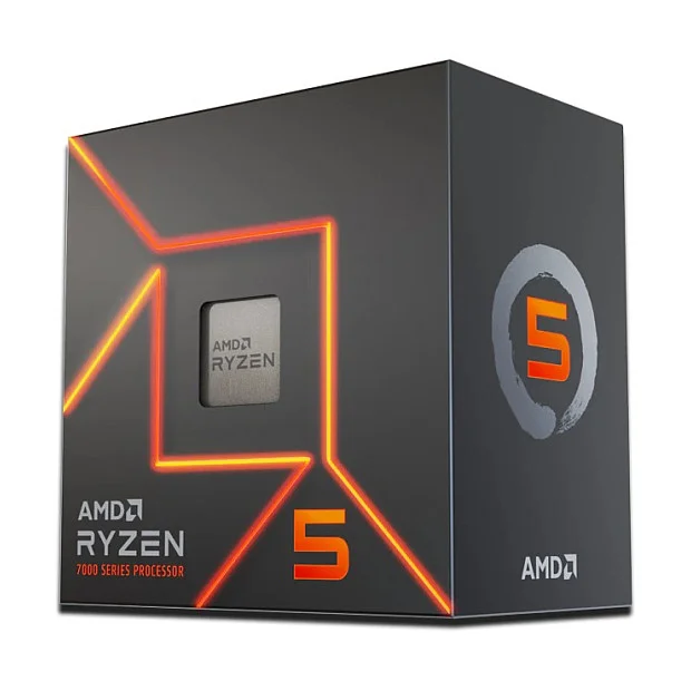 AMD AM5 Ryzen 5 7600 Box 4,0GHz MaxBoost 5,2GHz 6xCore 12xThreads 38MB 65W Wraith Stealth Cooler