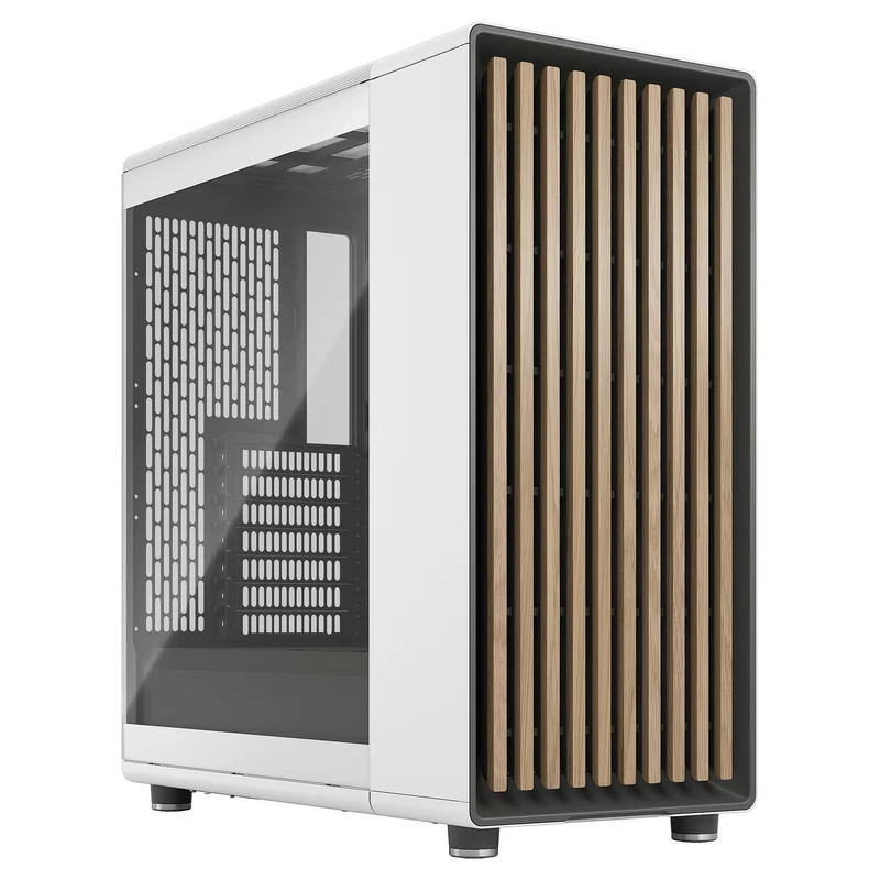 Midi Fractal Design North Chalk White Window Clear