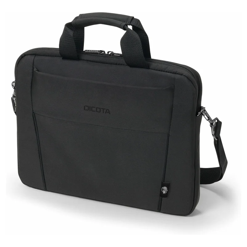 Dicota Laptop Tasche Slim Eco BASE bis 35,8 cm 14.1" Schwarz inkl. Schultergurt