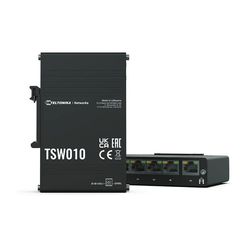 5P Teltonika TSW010 Din Rail Switch