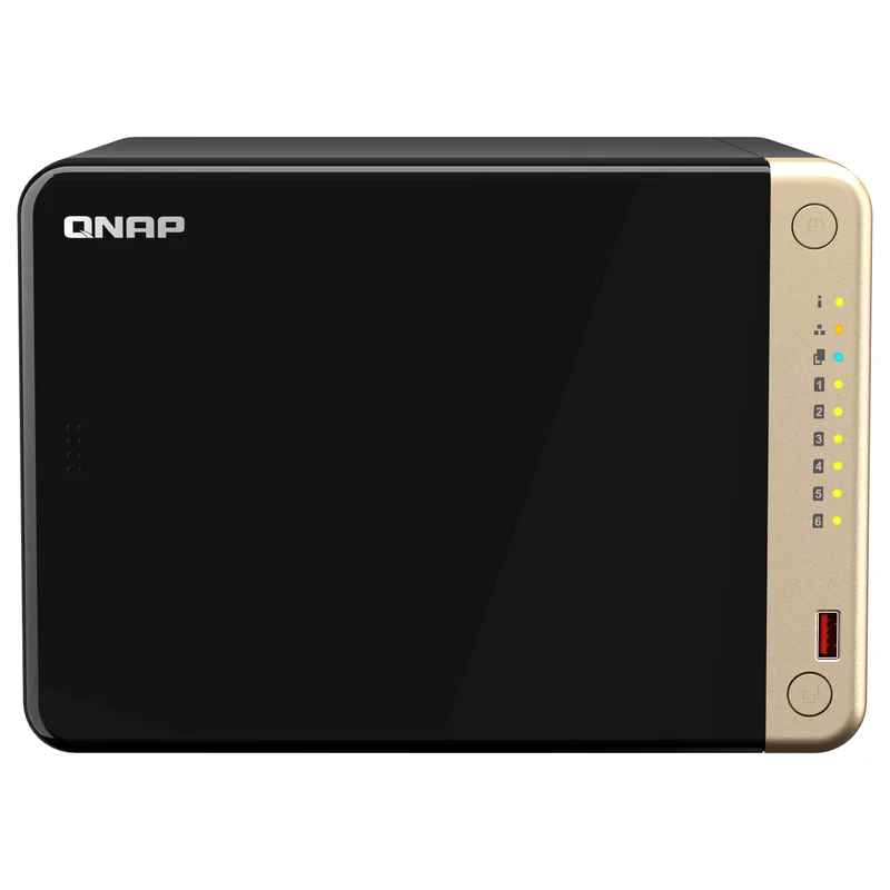 6-Bay QNAP TS-664-8G Intel® Celeron® - N5095 - Schwarz