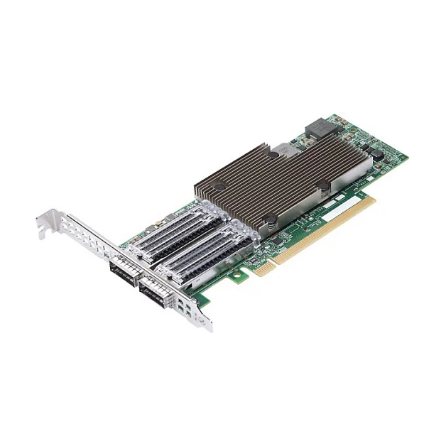 BROADCOM NetXtreme E-Series P2100G Netzwerkadapter PCIe 4.0 x16 100Gb QSFP56 x 2