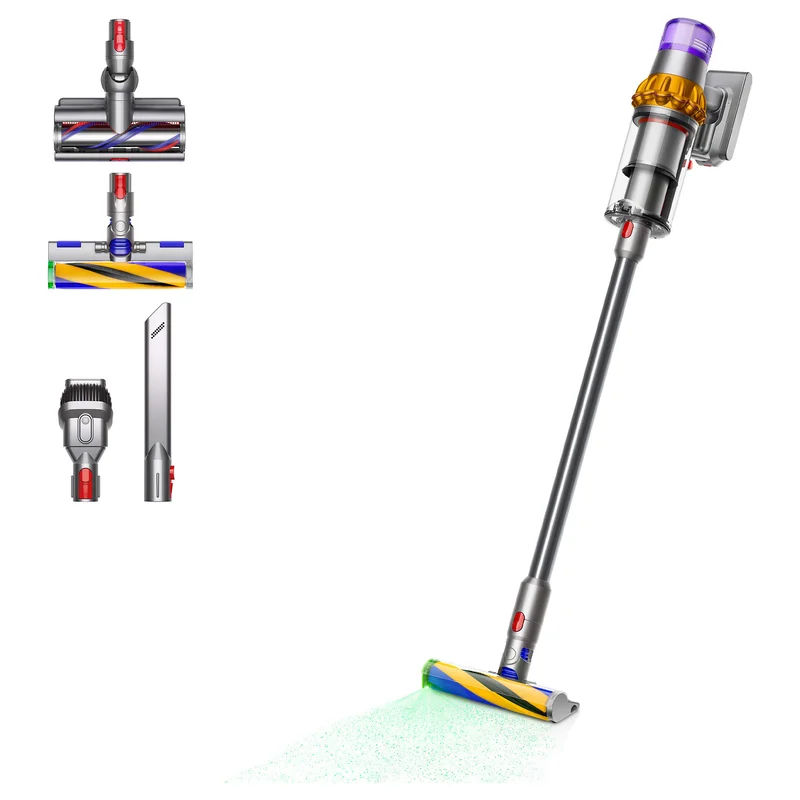Dyson V15 Detect Absolute Kabelloser Staubsauger (Gelb/Nickel)