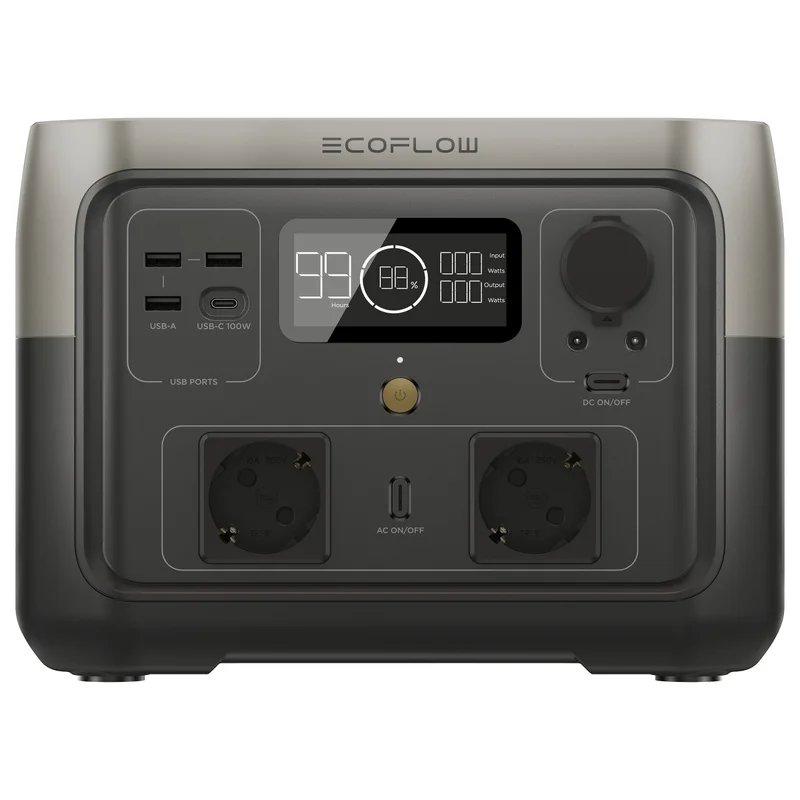 EcoFlow River 2 Max EU 512 Wh 660 W Tragbare Powerstation