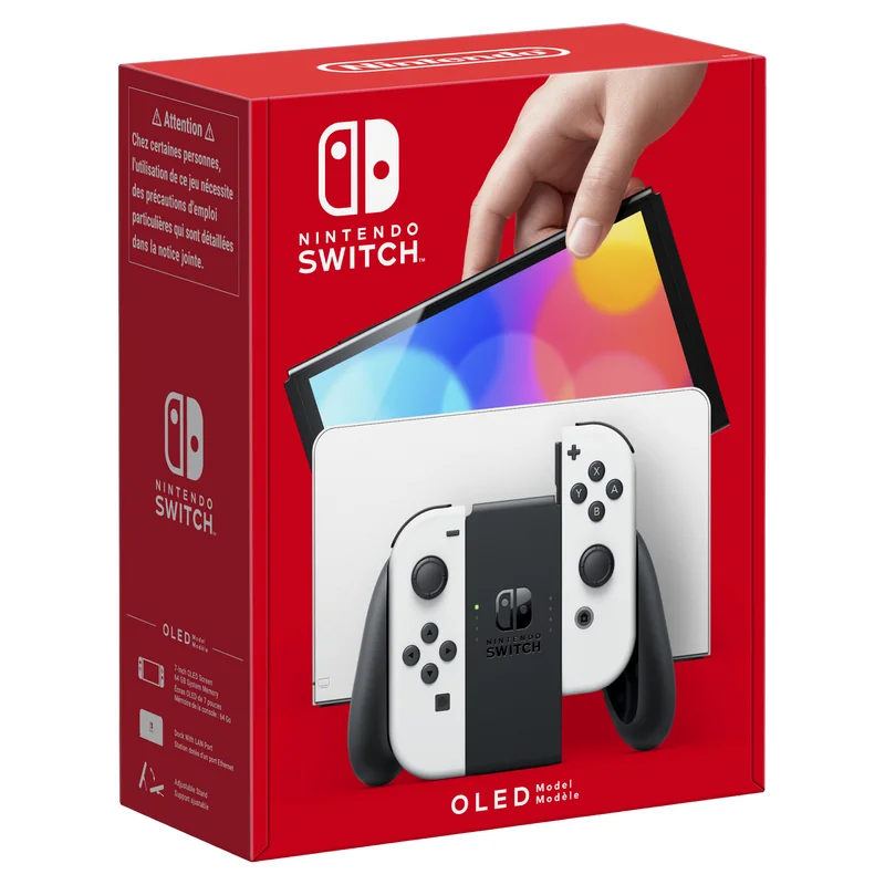 Nintendo Switch OLED - white/white