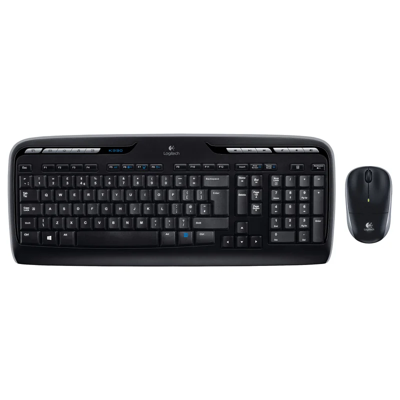 Logitech Desktop MK330 Wireless Black - US Layout