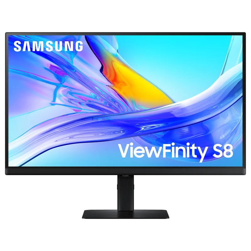 68cm/27" (3840x2160) Samsung LS27D800UAUXEN 16:9 4K UHD IPS 5ms 60Hz DP HDMI USB-C Pivot KVM Black