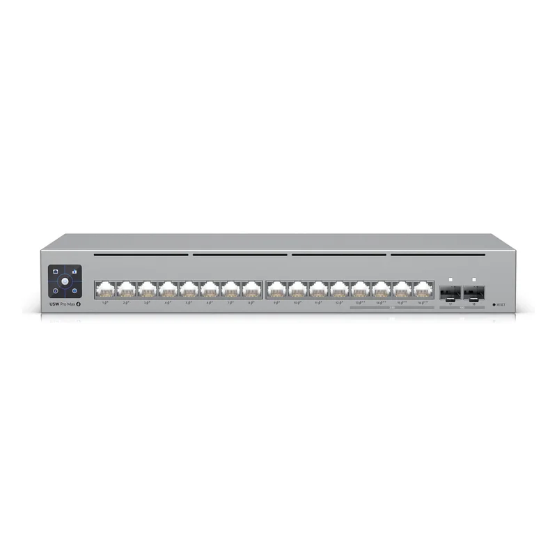 16+2P Ubiquiti UniFi USW-Pro-Max-16-POE 180W M RM POE++