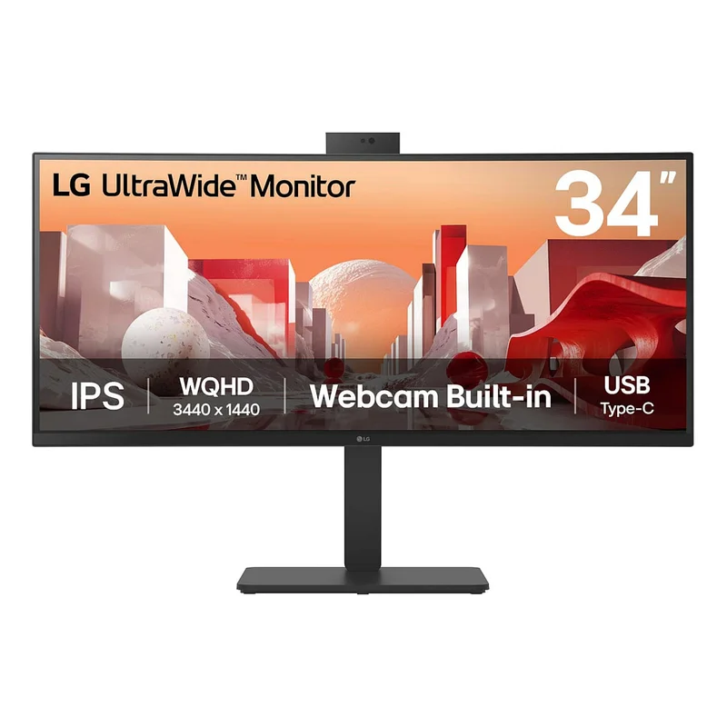 86,72cm/34" (3440x1440) LG 34BA85QE-B 21:9 WQHD IPS Curved 5ms 60Hz HDR10 HDMI DP USB-C Speaker