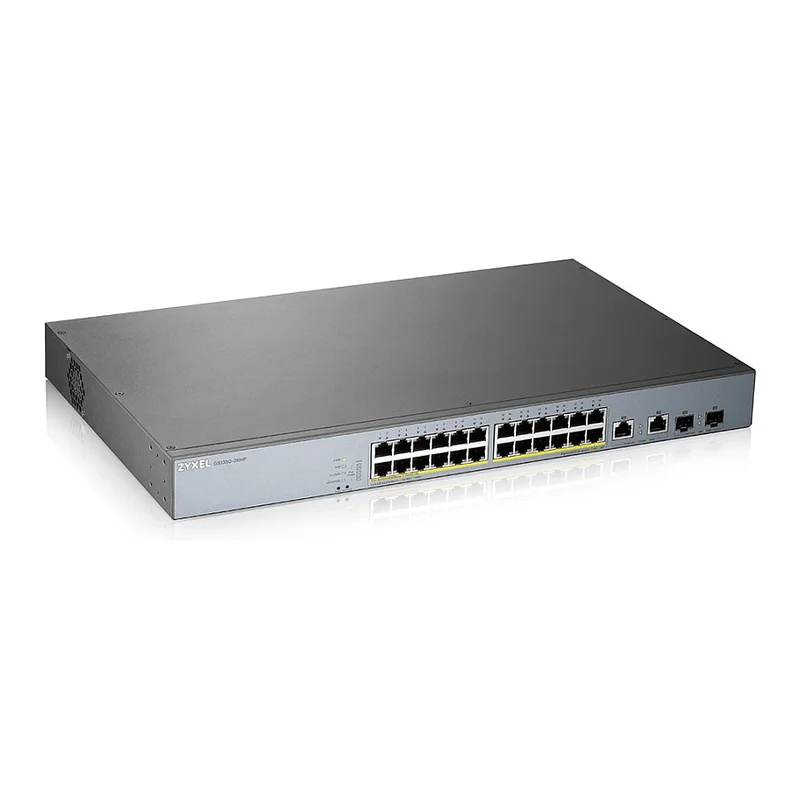 24+2P Zyxel GS1350 RM M POE+