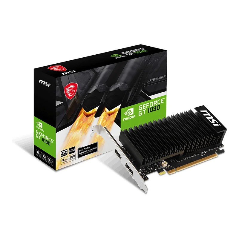 GT1030 4GB MSI OC LP passiv DDR4