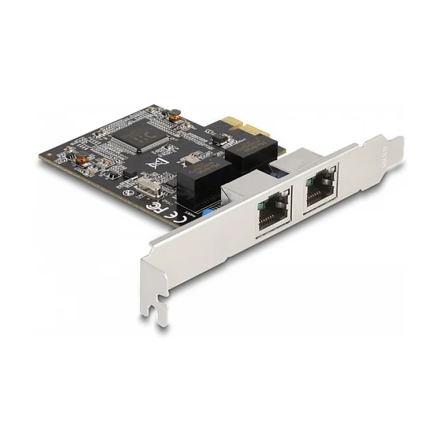 PCI Express x1 Netzwerkkarte Gigabit LAN 2 x RJ45 RTL8111