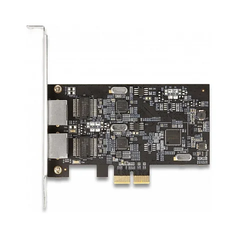 PCI Express x2 Netzwerkkarte 2,5 Gigabit LAN 2 x RJ45 i225