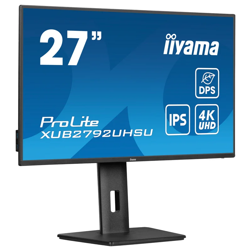 68,5cm/27" (3840x2160) iiyama ProLite XUB2792UHSU-B6 16:9 4K IPS 4ms 60Hz DP HDMI USB Speaker Pivot Black