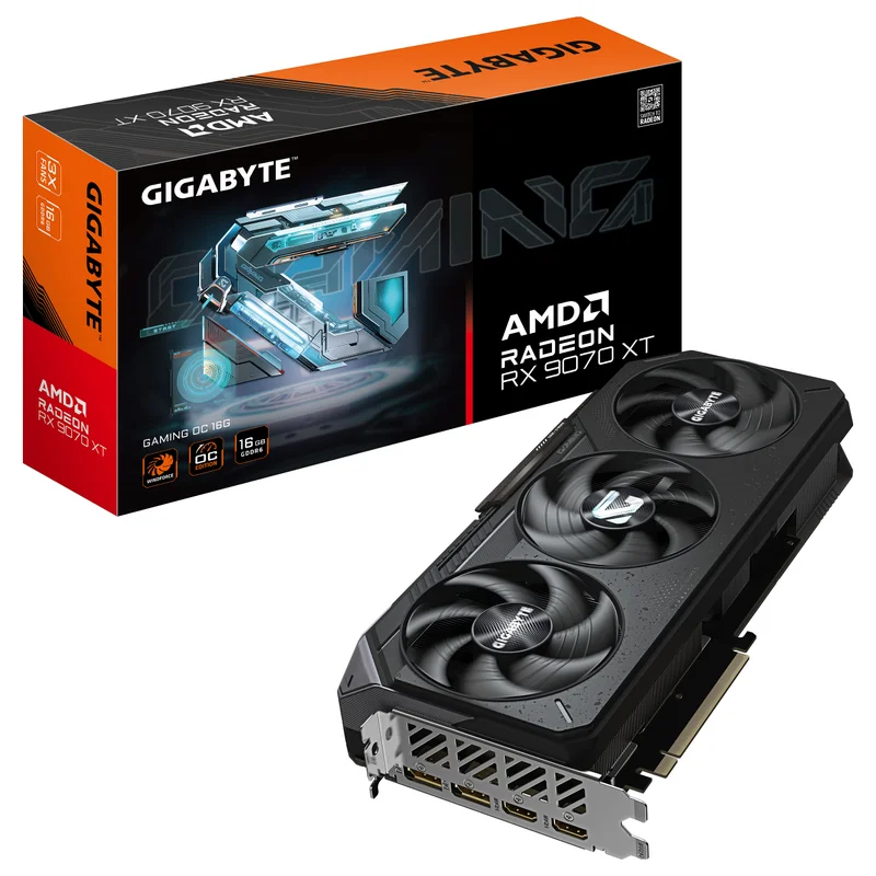 RX 9070 XT 16GB Gigabyte Radeon Gaming OC GDDR6 3Fan