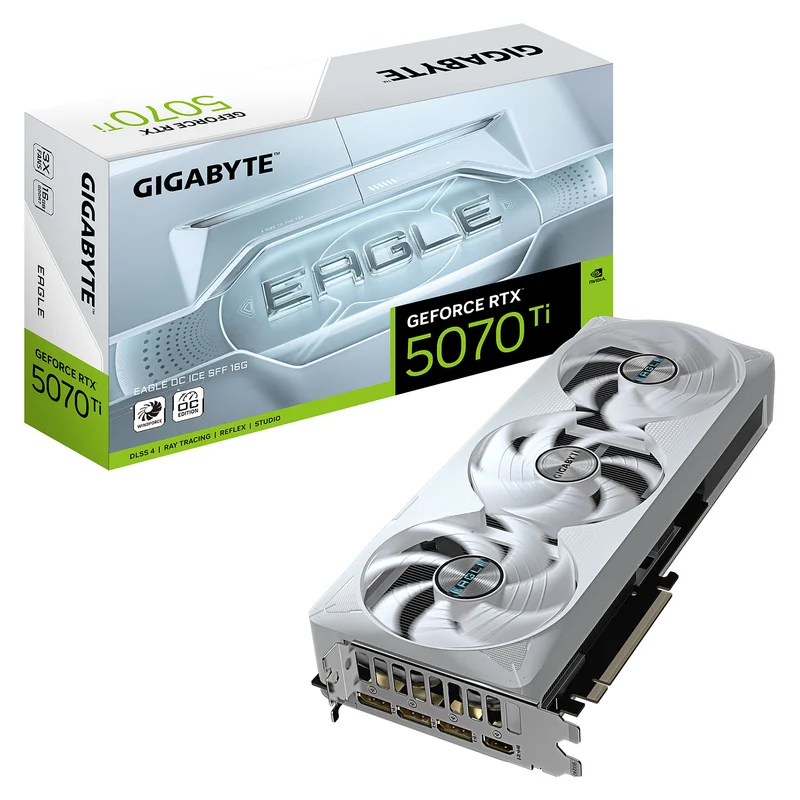 RTX 5070 Ti 16GB Gigabyte Eagle Ice OC SFF GDDR7 3 Fan