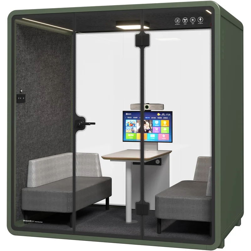Soundbox Office Pod SR-L (F6) 4 person green