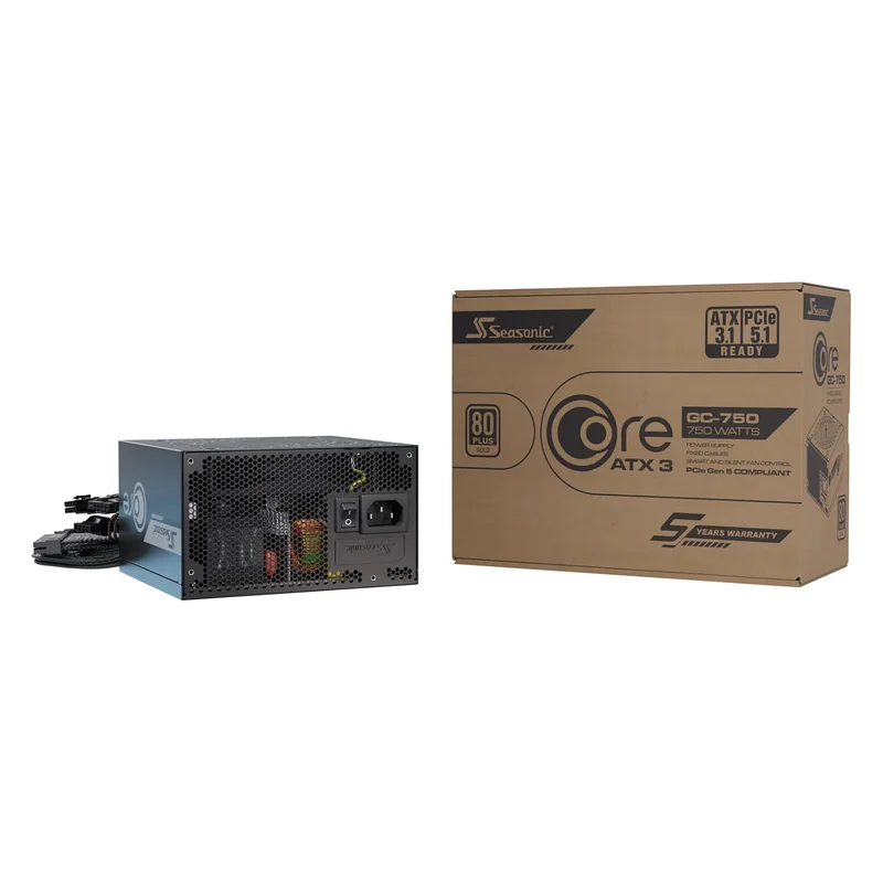 750W Seasonic Core GC-750 ATX3.1 80+Gold