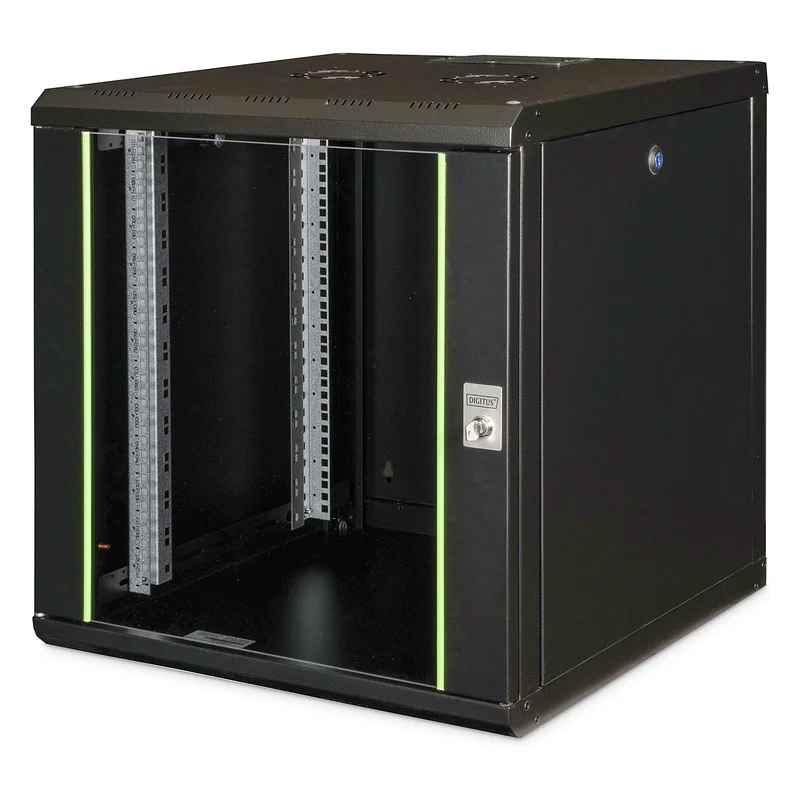 DIGITUS Netzwerkschrank Unique 12HE 643x600x600mm schwarz