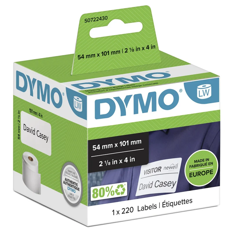 Dymo LabelWriter - Versandetiketten/Namensschilder Selbstklebend - 54 x 101 mm - (S0722430)