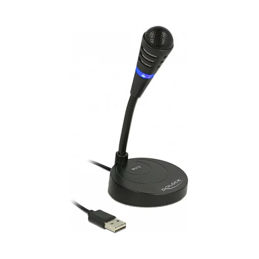 USB Mikrofon mit Standfuß und Touch-Mute Taste