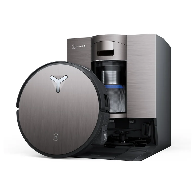 ECOVACS DEEBOT X11 OmniCyclone Schwarz Saug-Wisch-Roboter mit Reinigungsstation