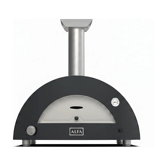 Alfa Forni Moderno 2 Pizze Hybrid-Pizzaofen Ardesia Grey