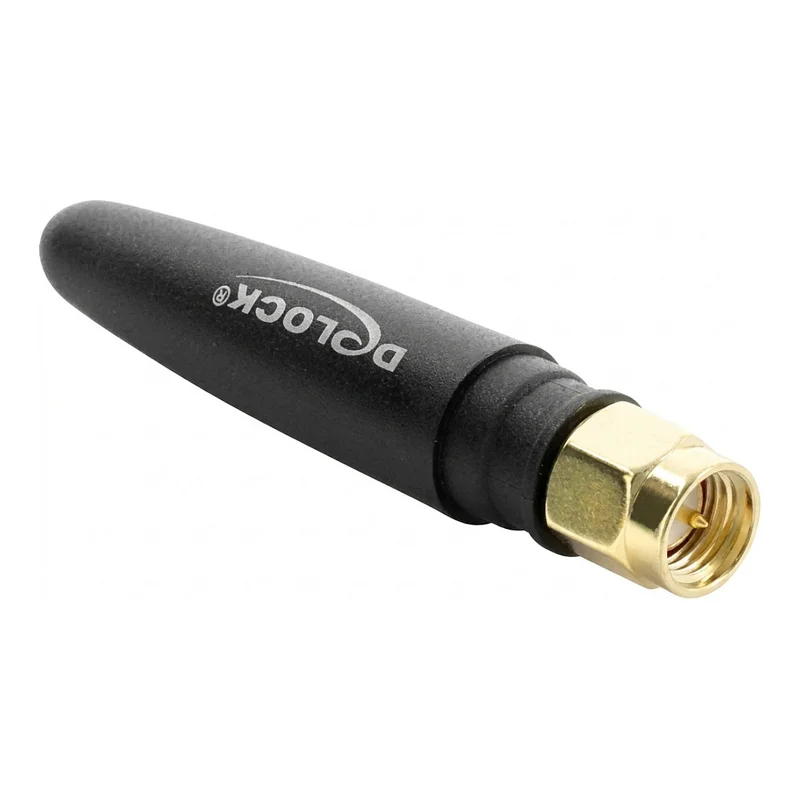 LTE Antenne SMA Stecker 1,82 dBi omnidirektional starr schwarz