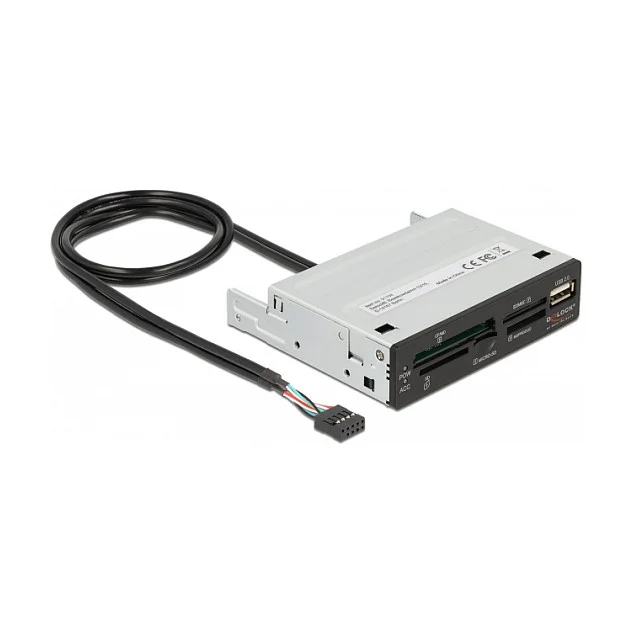 3.5" USB 2.0 Card Reader 5 Slot + 1 x USB 2.0 Typ-A Buchse