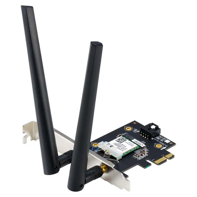 ASUS PCE-BE6500 WiFi 7 Bluetooth 5.4 Adapter BE6500 Triband, PCI Express, 2x Externe Antenne