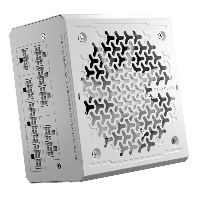 1000W Corsair RM1000e White Netzteil 80+ Gold ATX3.1 PCie5.1 (modular) 120mm