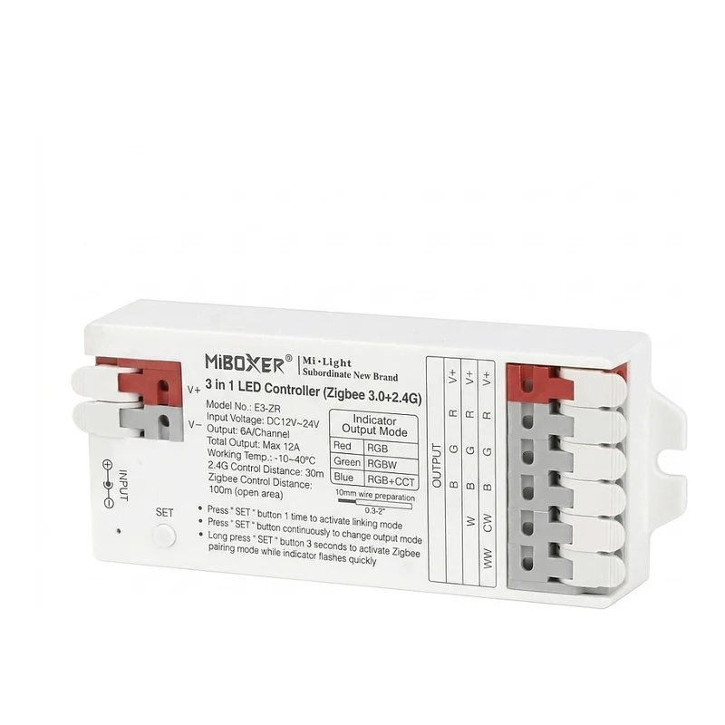 LED Controller E-Serie 3in1 (RGB/RGB-W/RGB+CCT) Zigbee3.0/2.4G *Milight/Miboxer*
