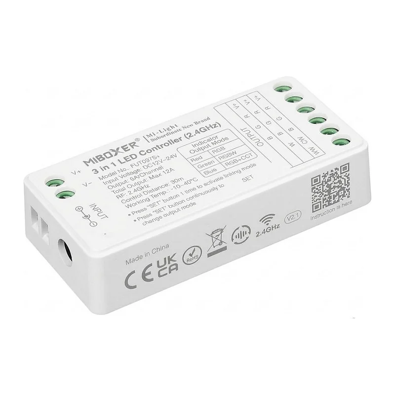 LED Controller S-Serie 3in1 (RGB/RGB-W/RGB+CCT) DC12/24V *Milight/Miboxer*