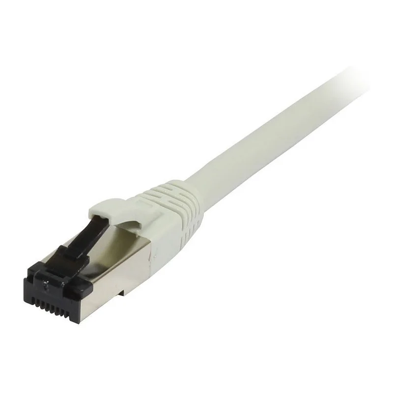 Synergy21 Patchkabel RJ45, CAT8.1 2000Mhz, 0,15m, grau, S-STP(S/FTP), TPE/LSZH(SuperFlex), AWG26,