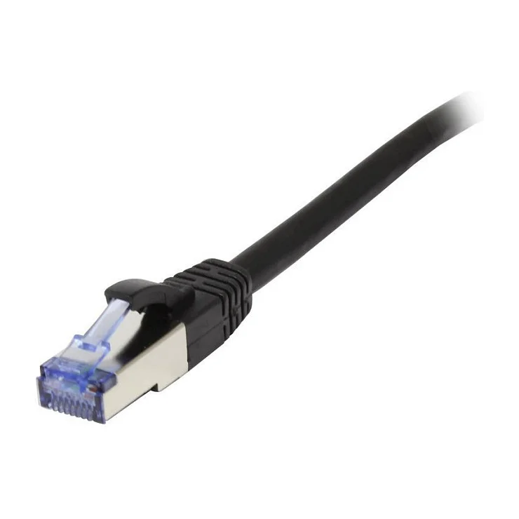 Synergy21 Patchkabel RJ45, CAT6A 500Mhz, 7,5m, schwarz, S-STP(S/FTP), AWG26, LSZH,