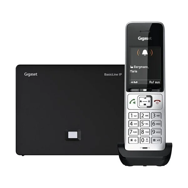 Gigaset BasicLine IP+COMFORT 500HX silber-schwarz